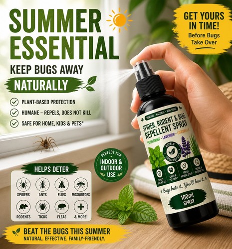 Natural insect repellent spray - natural,
